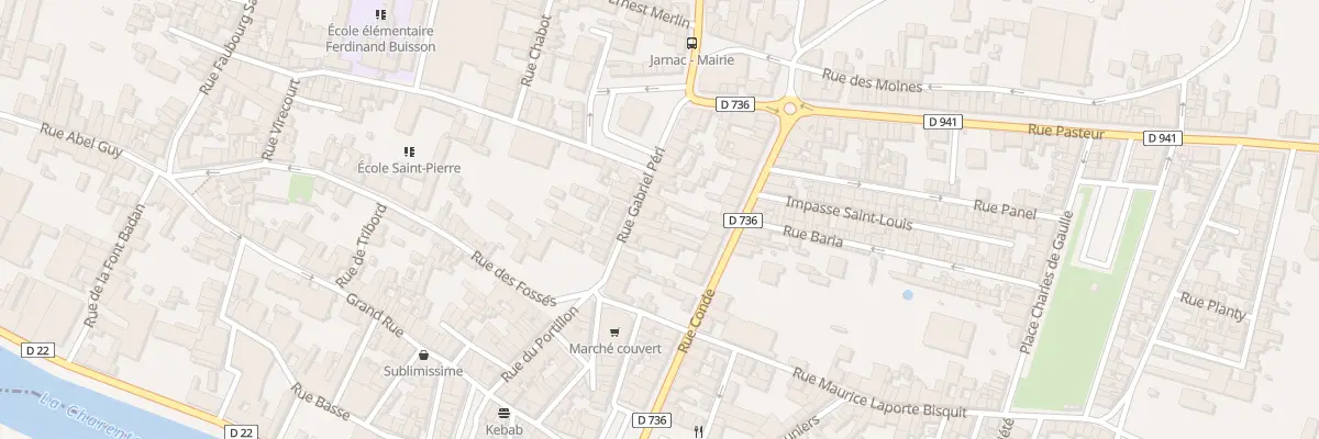 Plan du 16 Rue Gabriel Péri à Jarnac