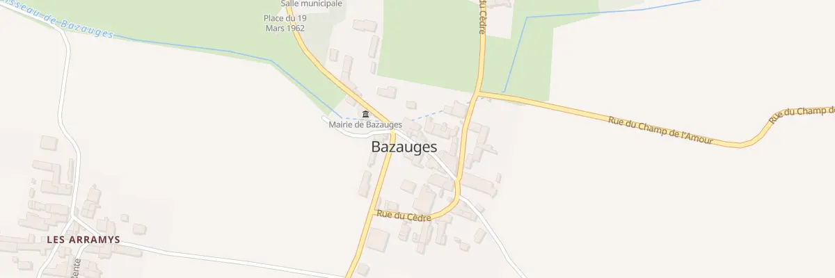 Plan du 5 Rue de l’Ancienne Forge à Bazauges