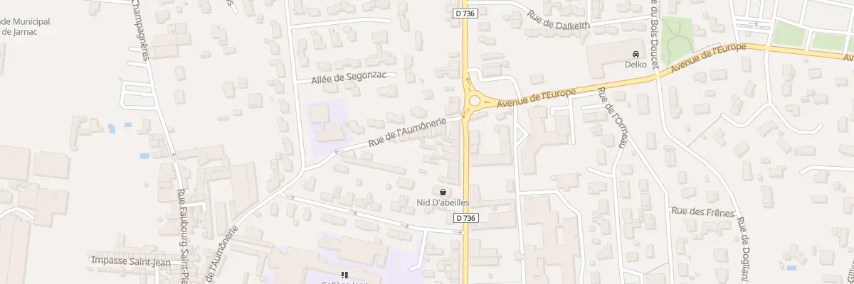 Plan du 40 Rue de l’Aumônerie à Jarnac