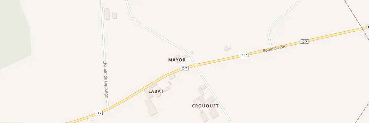Plan du 4 Rte de Vic à Abère