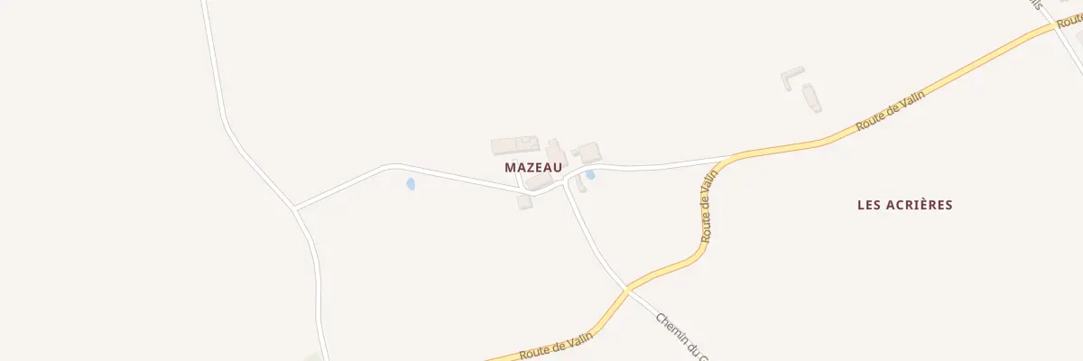 Plan du 5364 Mazeau à Cercoux