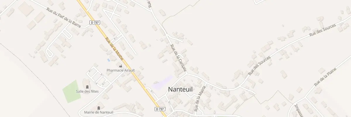Plan du 5 Rue de la Cerisaie à Nanteuil