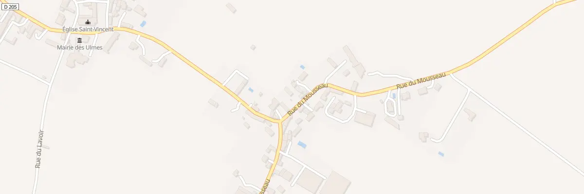Plan du 11 Rue du Mousseau aux Ulmes