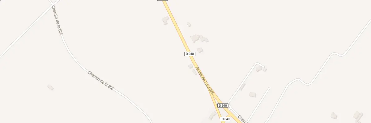 Plan du 1 Rte de Lourdes à Espoey