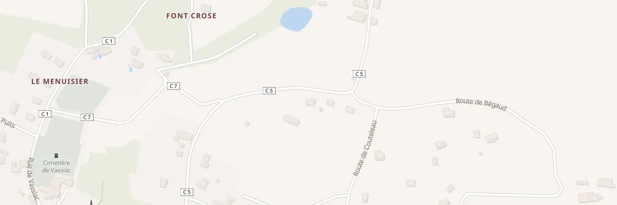 Plan du 8 Rue du Chateau d’Eau à Montguyon