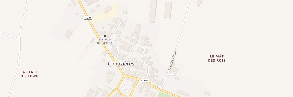 Plan du 13 Rue du Soleil Levant à Romazières