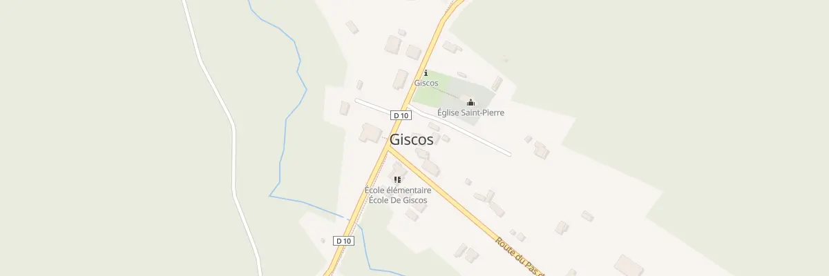 Plan du 16 Le Bourg à Giscos