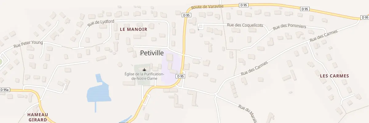 Plan du 2 Rte de Varaville à Petiville