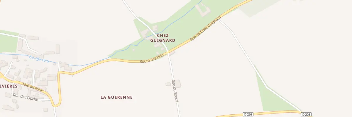 Plan du 1 Rue du Breuil à Saint-Ouen-la-Thène