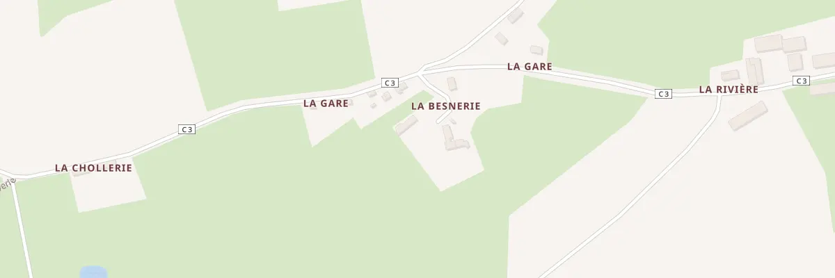 Plan du 5130 La Besnerie à Parennes