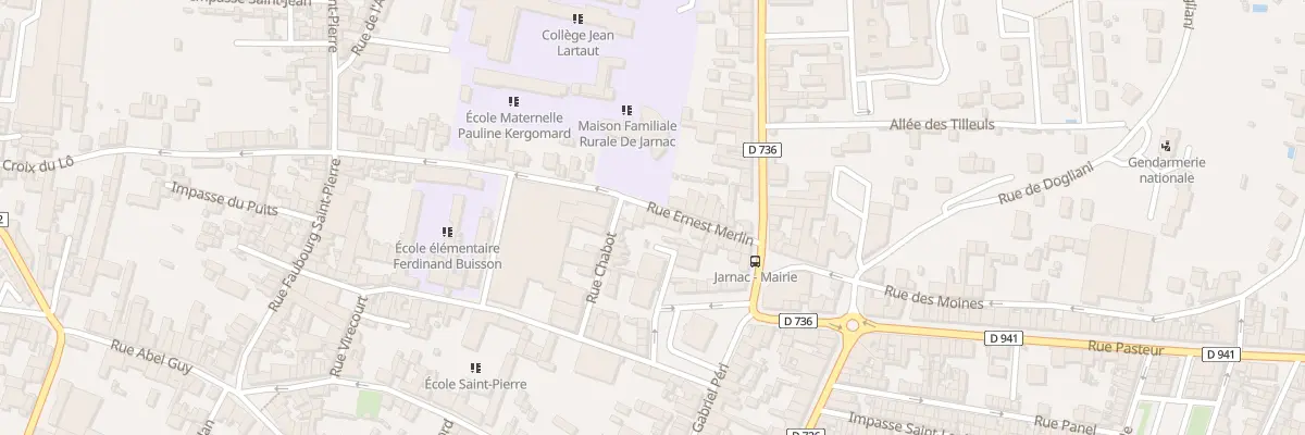 Plan du 15 Rue Ernest Merlin à Jarnac