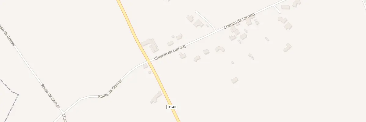 Plan du 2 Che de Larrecq à Espoey