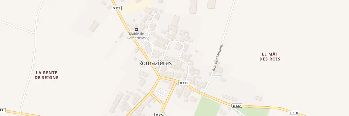 Plan du 22 Rue du Soleil Levant à Romazières