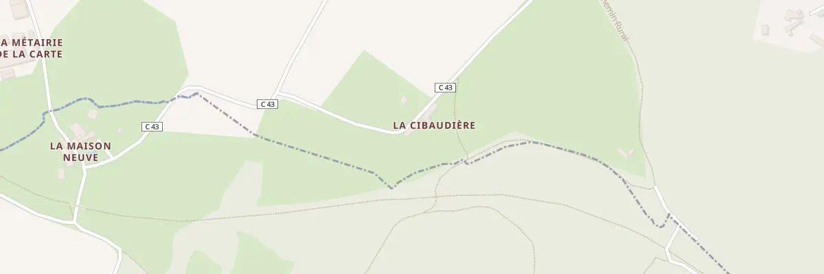 Plan du 2 La Cibaudiere à Celles-sur-Belle