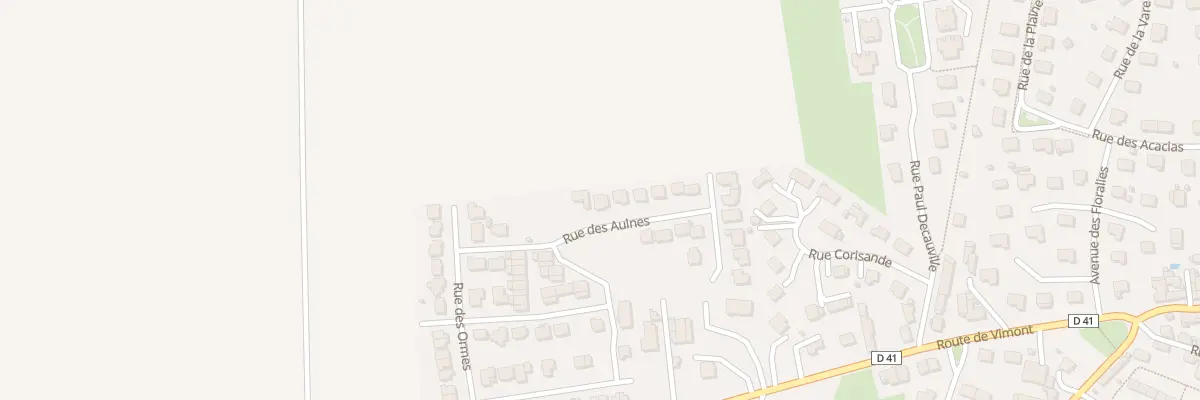 Plan du 6 Rue des Aulnes à Argences