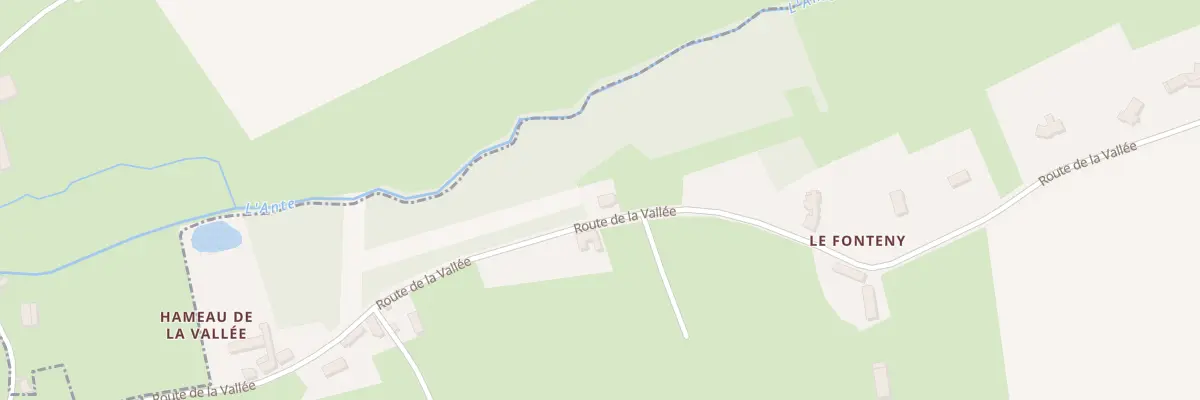 Plan du 5080B Le Bas de la Vallee à Eraines
