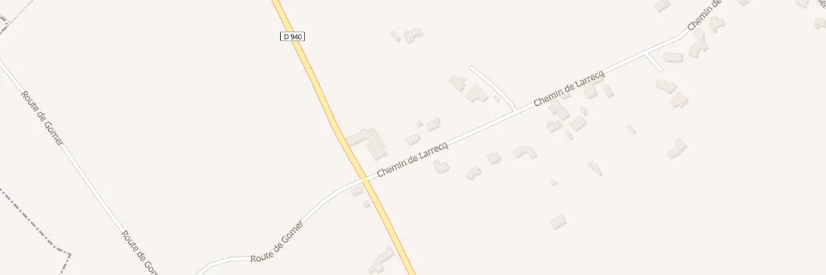 Plan du 3 Che de Larrecq à Espoey