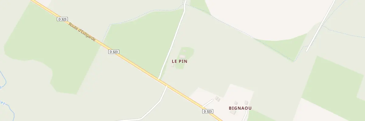 Plan du 975 Rte d’Estigarde à Vielle-Soubiran