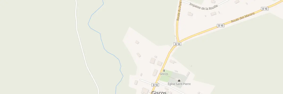 Plan du 70 Le Bourg à Giscos