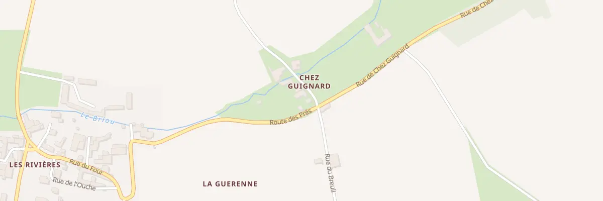 Plan du 1 Rue des Ponts à Saint-Ouen-la-Thène