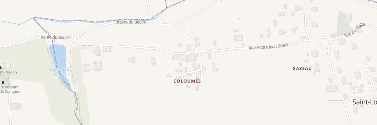 Plan du 10A Coloumes à Saint-Loubert