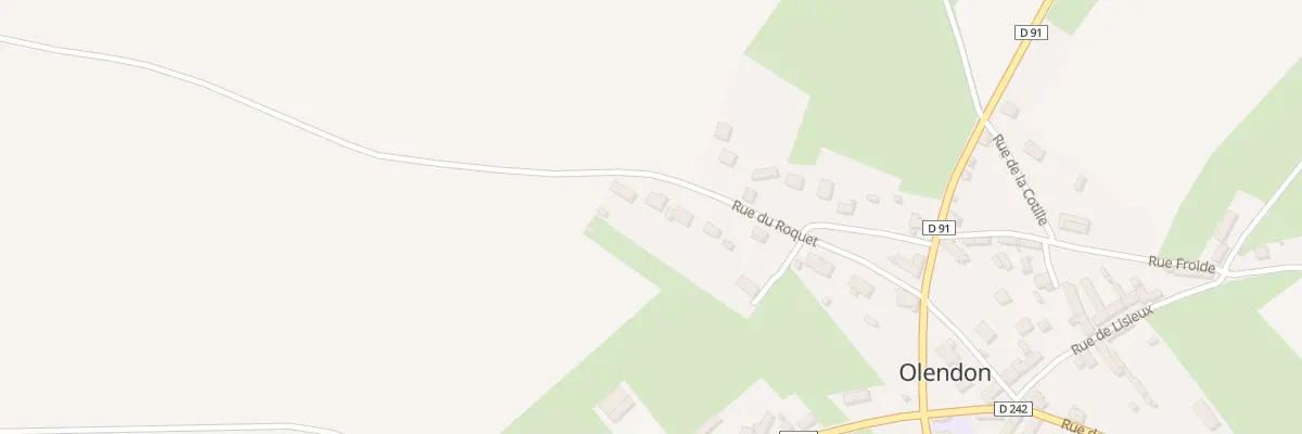 Plan du 5082 Le Roquet à Olendon