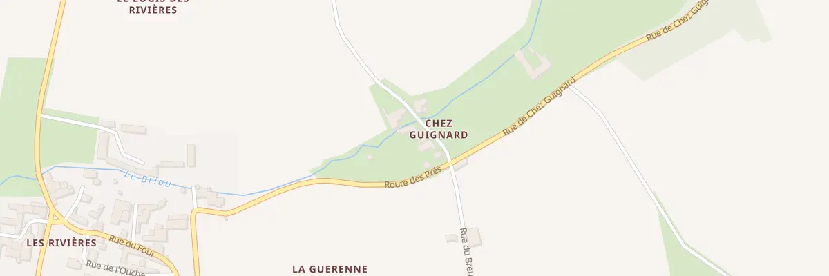 Plan du 5055 Chez Guignard à Saint-Ouen-la-Thène