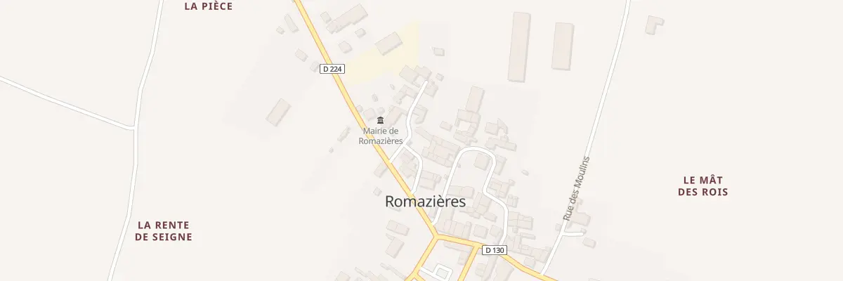 Plan du 1 Rue du Marronnier à Romazières