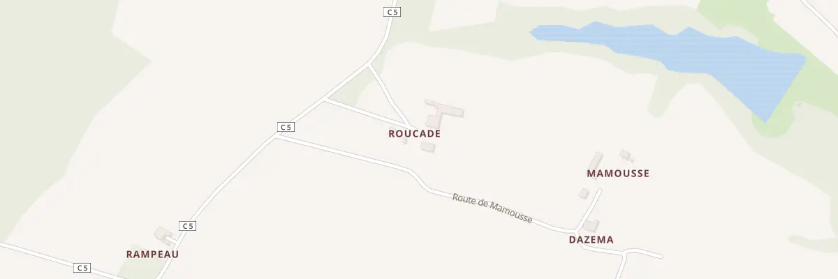 Plan du 2341 Rte de Bascaules à Toujouse