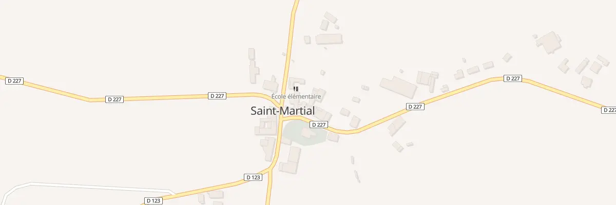 Plan du 27 Rte de l’Ancien Stade à Saint-Martial