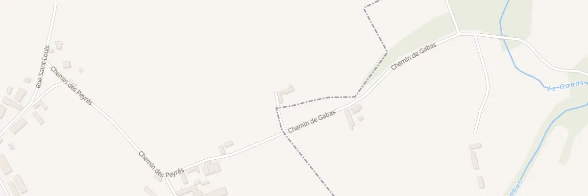 Plan du 2 Che de Bacque à Espéchède