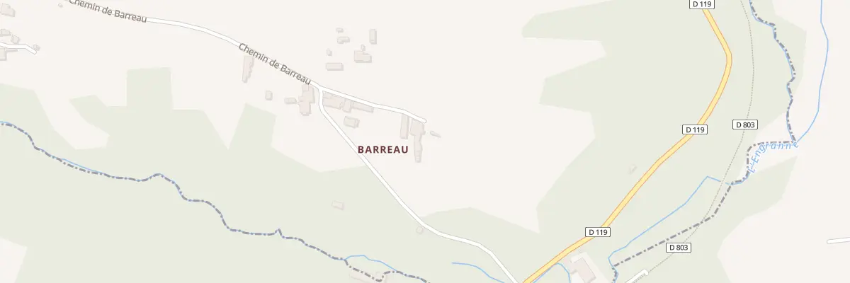 Plan du 12 Che de Barreau à Cessac