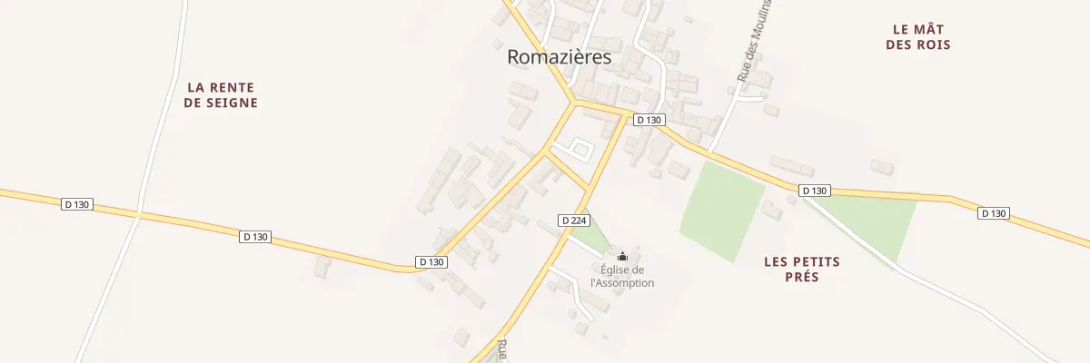 Plan du 2 Rue de la Mare à Romazières