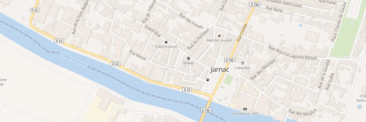 Plan du 8 Pl de l’Ancien Marché à Jarnac