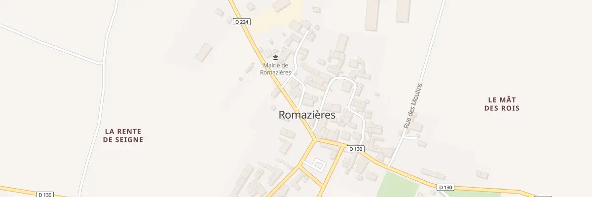 Plan du 6 Rue de la Mairie à Romazières