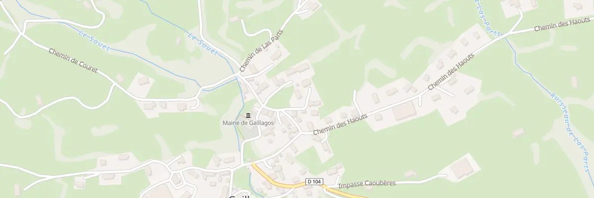 Plan du 1 Imp Mateba à Gaillagos