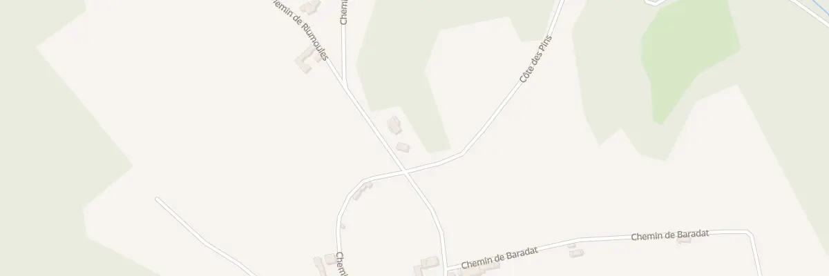 Plan du 1002 Che de Riumoules à Gerderest