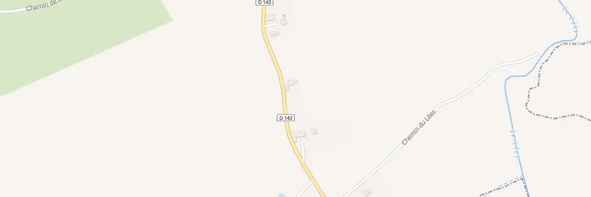 Plan du 340 Rte Departementale 143 à Saint-Jean-Poudge