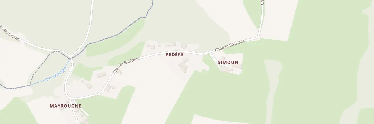 Plan du 11 Che de Basiquans à Saint-Vincent