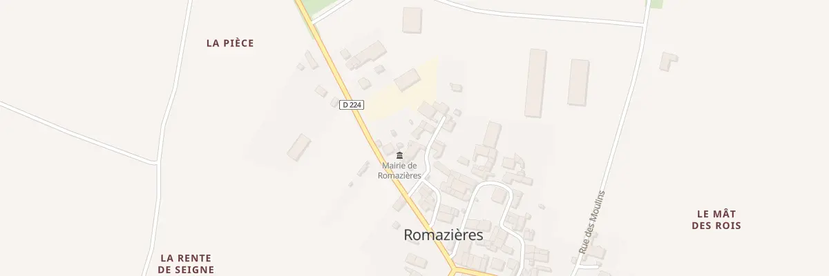 Plan du 3 Rue du Marronnier à Romazières