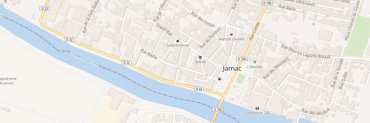 Plan du 3 Pl de l’Ancien Marché à Jarnac
