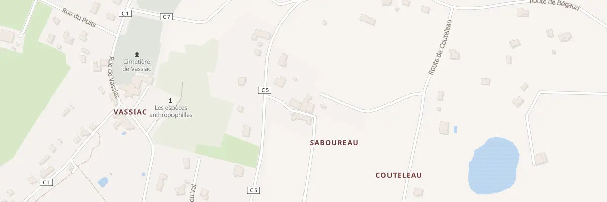 Plan du 5 Imp de Saboureau à Montguyon