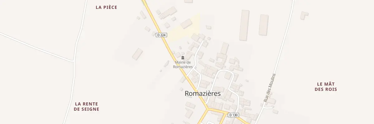Plan du 9000 Rue de la Mairie à Romazières