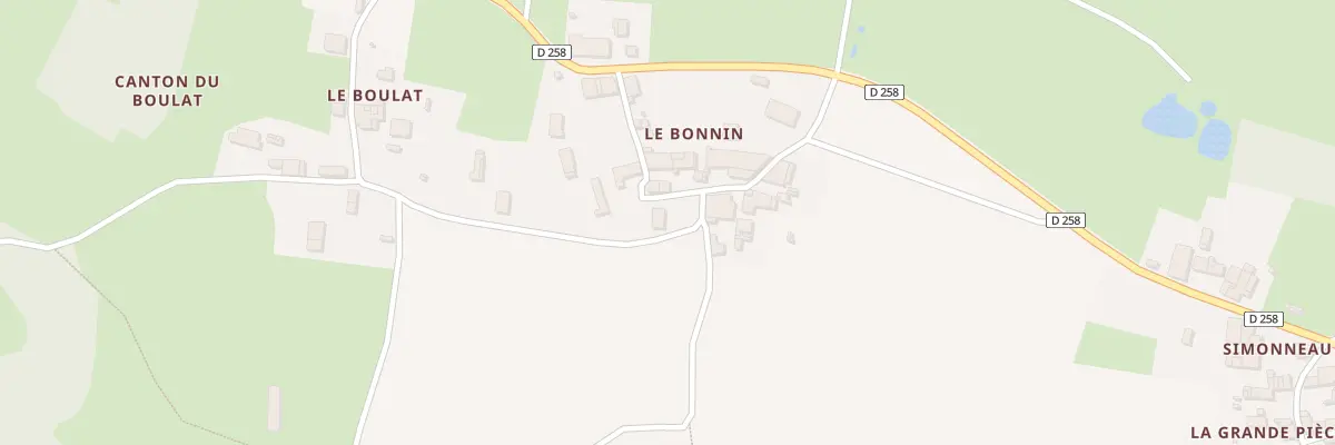 Plan du 5594 Le Bonnin à Clérac