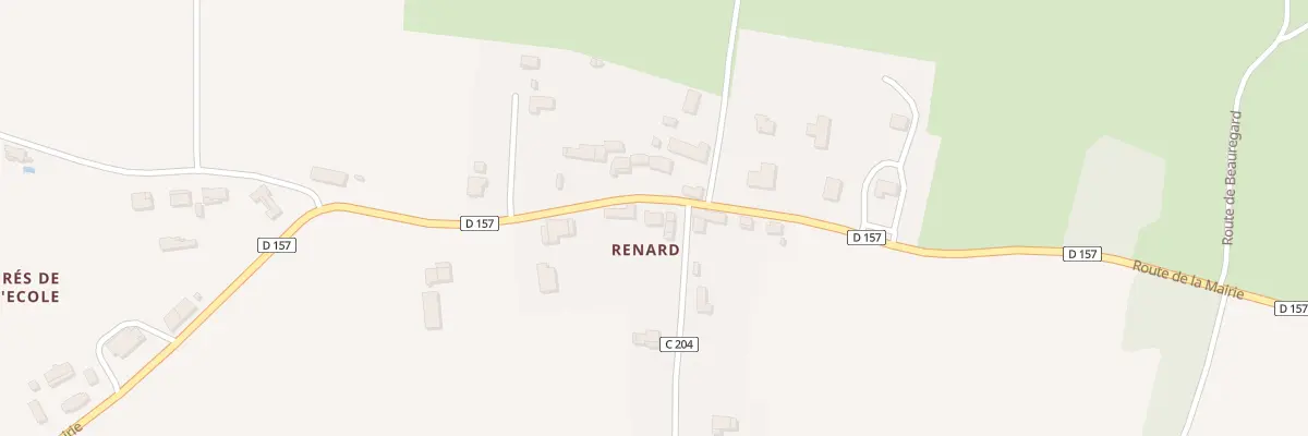 Plan du 6 Renard à Neuvicq