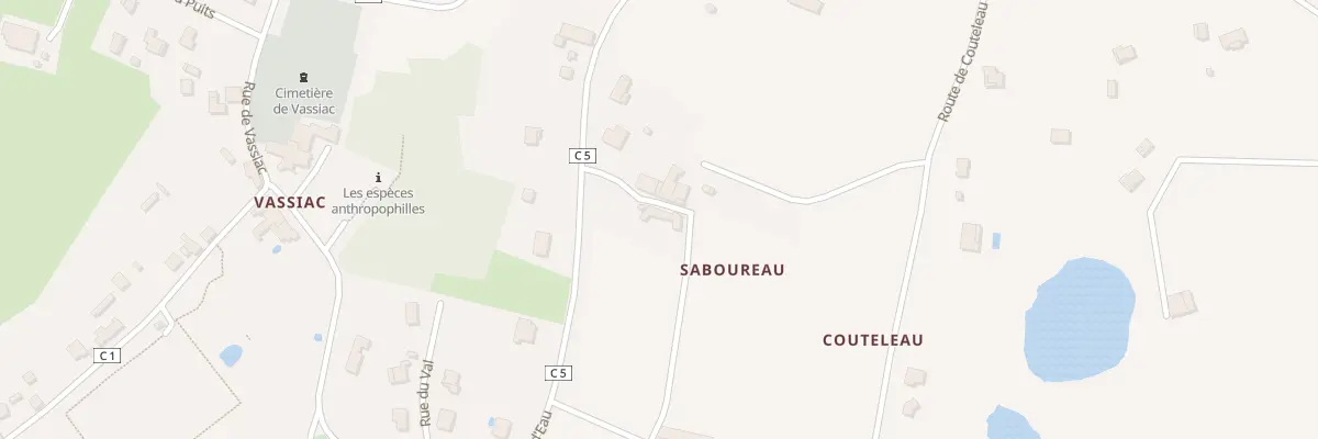 Plan du 2 Imp de Saboureau à Montguyon