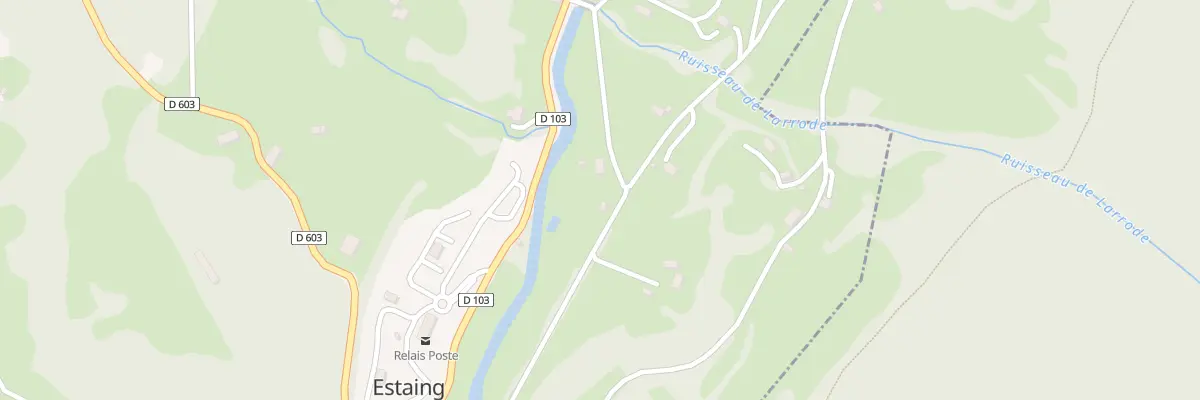 Plan du 5034 Cazaux à Estaing