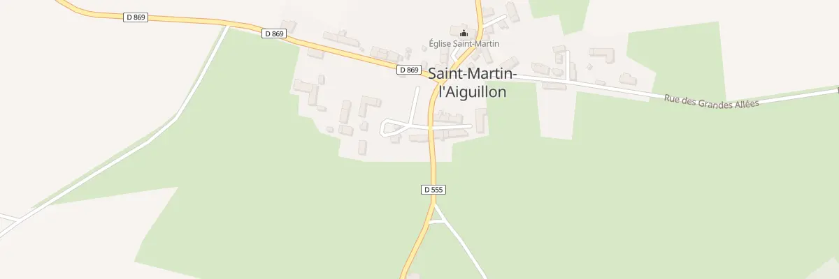 Plan du 8 Le Bourg à Saint-Martin-l’Aiguillon