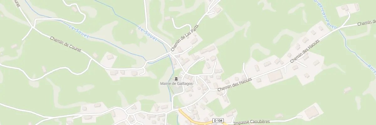 Plan du 3 Imp Saint Martin à Gaillagos