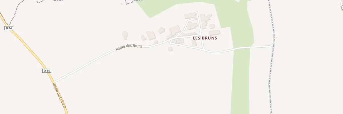 Plan du 2 Rte des Bruns à Barret